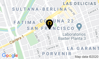Mapa de Plásticos Calima E.u. en Cali