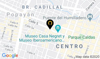 Mapa de Plásticos Del Cauca en Popayán