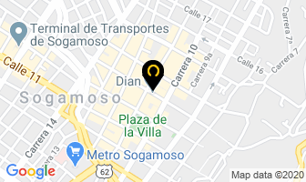 Mapa de Plásticos Del Oriente en Sogamoso