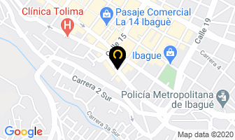 Mapa de Plásticos El Bunde en Ibagué