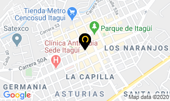 Mapa de Plasticos El Faraon en Itaguí