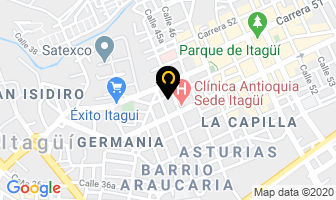 Mapa de Plásticos G Y C en Medellín