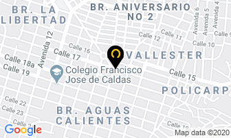 Mapa de Plasticos Jr en Cúcuta