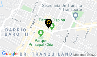 Mapa de Plasticos Y Desechables Chia en Chía