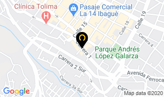 Mapa de Plásticos Y Empaques Ltda. en Ibagué