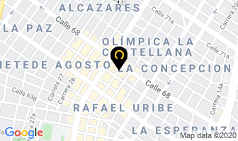 Mapa de Plasticos Y Papeles en Bogotá D.C