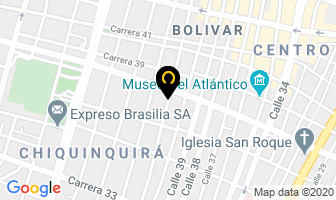 Mapa de Plastificar Ltda. en Barranquilla