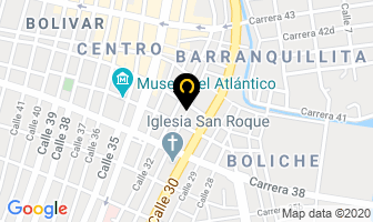 Mapa de Plastiherrajes en Barranquilla