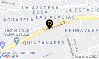 Mapa de Plastilene S.a. en Soacha