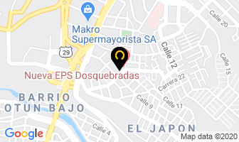 Mapa de Plastitac en Dosquebradas