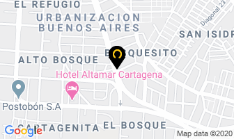 Mapa de Plastycor en Cartagena