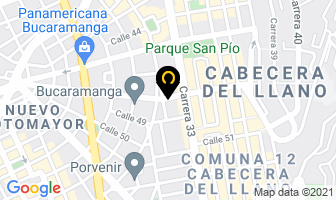 Mapa de Plata Gloria Stella en Bucaramanga