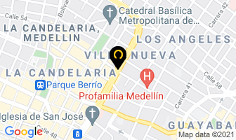 Mapa de Plataforma Empresarial Integrada en Medellín