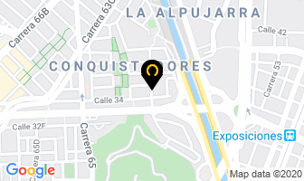 Mapa de Platea Danza en Medellín