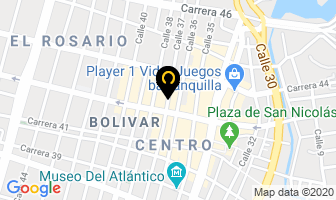 Mapa de Platería Murcia en Barranquilla