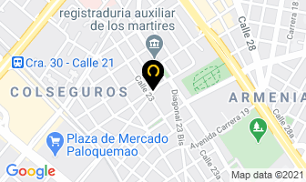 Mapa de Plateros Asociados Ltda. en Bogotá D.C