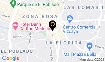 Mapa de Platinium Look Belleza Integral en Medellín