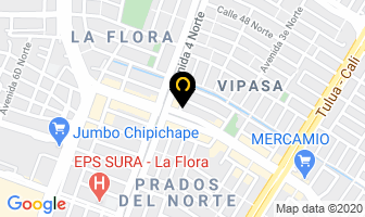 Mapa de Plaza Garibaldi Ranchenato en Cali