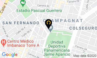 Mapa de Plaza Rosa en Cali