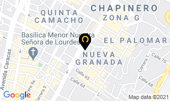 Mapa de Plazas Bolívar Gloria E. en Bogotá D.C