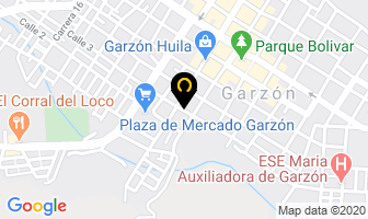 Mapa de Plazas Gutiérrez Contadores en Garzón