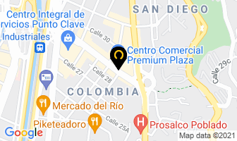 Mapa de Plenitud Interior Ltda. en Medellín