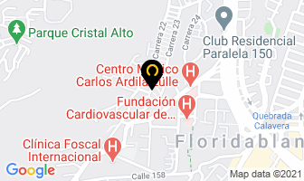 Mapa de Plomegas en Bucaramanga