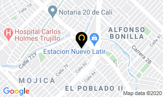 Mapa de Plomería Caucana en Cali