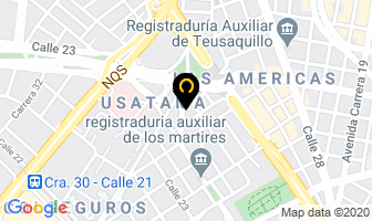 Mapa de Plomeria Rodriguez en Bogotá D.C