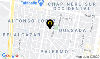 Mapa de Plomeros Sena en Bogotá D.C