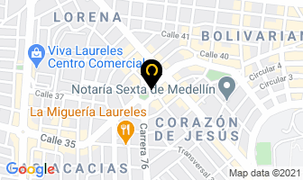 Mapa de Plomeros Ya en Medellín