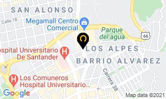 Mapa de Pluservicios Cta en Bucaramanga
