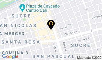 Mapa de P&m Creativos en Cali