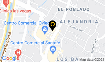 Mapa de Poblado Hoteles S.a. en Medellín