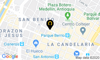 Mapa de Pocho Cortar en Medellín