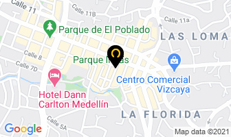Mapa de Poison Cocktails en Medellín