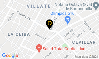 Mapa de Polarizados Evelin en Barranquilla
