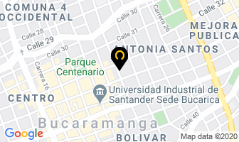 Mapa de Polarized en Bucaramanga