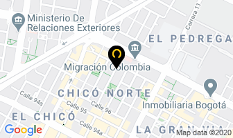 Mapa de Pole Dancing Studio en Bogotá D.C