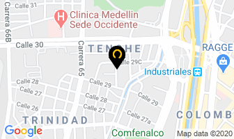 Mapa de Poleas Y Bandas S.a en Medellín