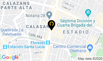 Mapa de Poledanzarte en Medellín
