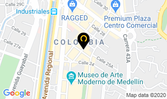 Mapa de Polibet en Medellín