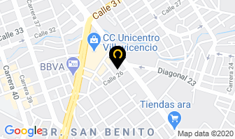 Mapa de Poliesta en Villavicencio
