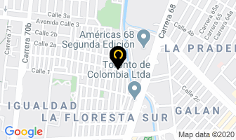 Mapa de Polietilenos Lumas E Impresores Ltda. en Bogotá D.C