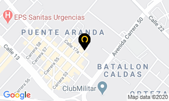 Mapa de Polimerica S.a.s. en Bogotá D.C