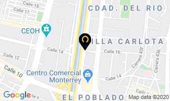 Mapa de Poliplast en Medellín