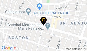 Mapa de Pollo Broaster La 46 en Barranquilla