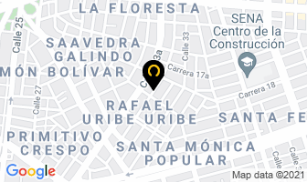 Mapa de Pollo Campo Fresco en Cali