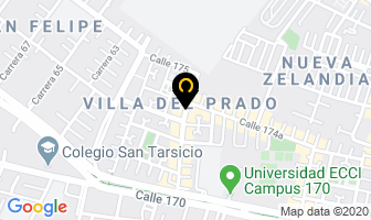 Mapa de Pollo Del Rancho en Bogotá D.C