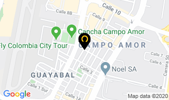 Mapa de Pollo Express en Medellín